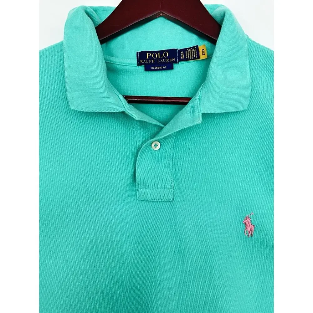 Polo Ralph Lauren Polo Shirt XL Teal